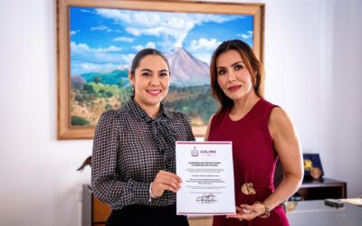 ENTREGA GOBERNADORA INDIRA NOMBRAMIENTO COMO TITULAR DE SEFIDEC A CLAUDIA GUTIÉRREZ