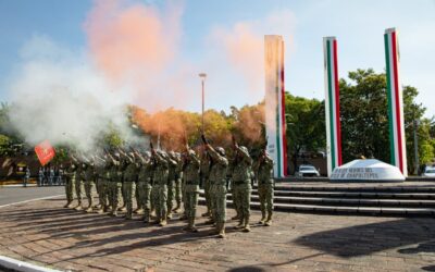 RESALTA INDIRA VIZCAÍNO QUE CONMEMORAR HEROÍSMO DE DEFENSORES DE MÉXICO, SE REITERA CONFIANZA EN FUERZAS ARMADAS