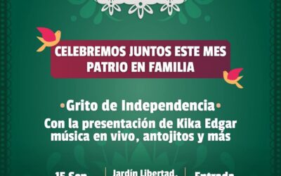 AVANZAN PREPARATIVOS PARA EL ‘GRITO’ Y CONCIERTO GRATUITO CON KIKA ÉDGAR