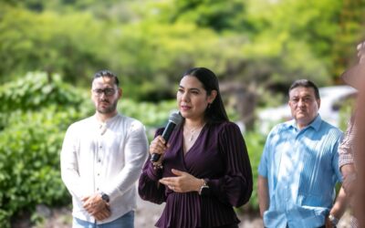 SUPERVISA INDIRA VIZCAÍNO AVANCES EN OBRAS EN CAMINOS Y PLANTA DE TRATAMIENTO EN ZACUALPAN