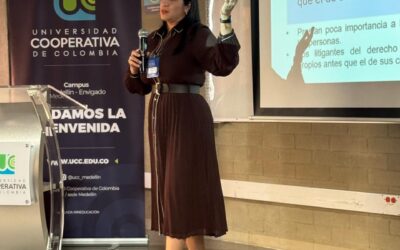 ACADÉMICOS DE LA FACULTAD DE DERECHO DE LA UDEC PARTICIPAN EN CONGRESO INTERNACIONAL, EN MEDELLÍN