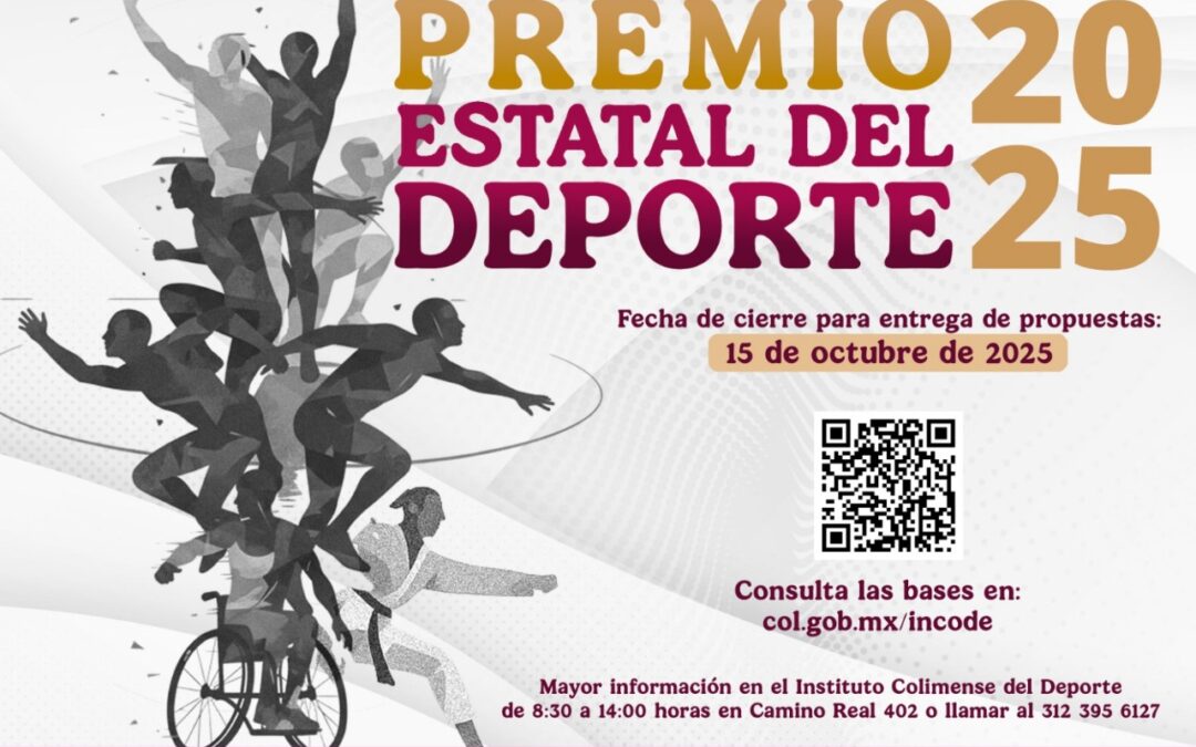 INCODE INVITA A PARTICIPAR EN EL PREMIO ESTATAL DEL DEPORTE 2025