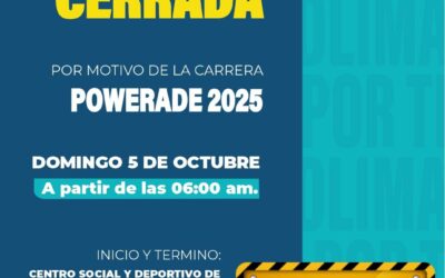 CIERRE DE CALLES POR LA CARRERA POWERADE 2025