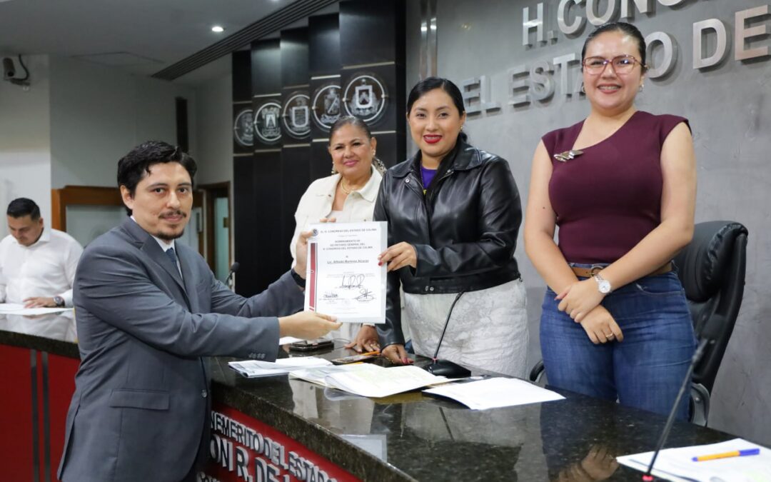 RINDE PROTESTA ALFREDO MARTÍNEZ ALCARAZ COMO SECRETARIO GENERAL DEL CONGRESO