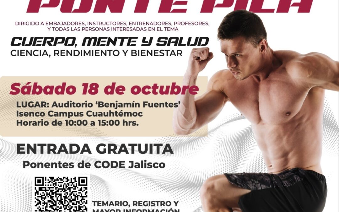 INCODE INVITA A LA CAPACITACIÓN ‘CUERPO, MENTE Y SALUD’ DEL PROGRAMA PONTE PILA