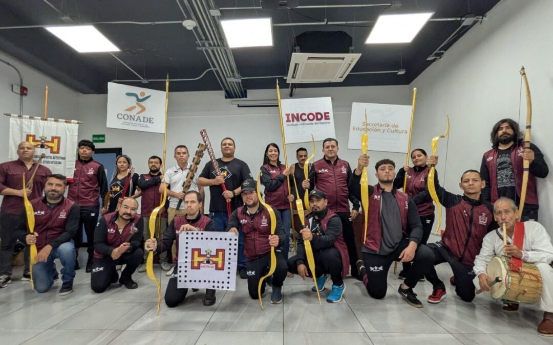 INCODE ABANDERA A DELEGACIÓN COLIMENSE QUE PARTICIPARÁ EN JUEGOS NACIONALES DE DEPORTES AUTÓCTONOS, EN MORELOS