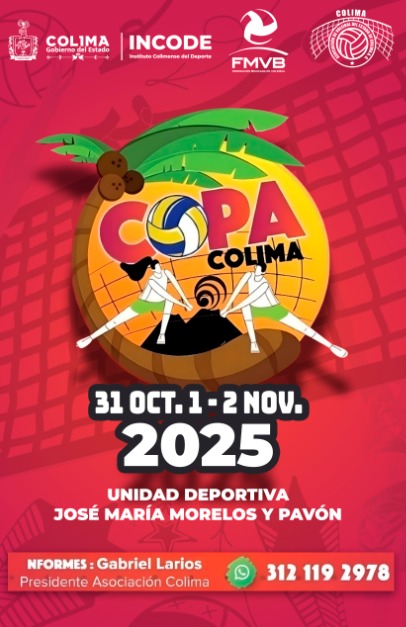 INCODE ANUNCIA LA ‘COPA COLIMA 2025’ DE VOLEIBOL