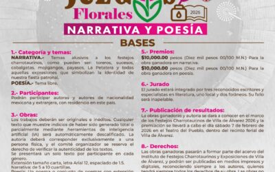 PRESENTA TEY CONVOCATORIA A LOS JUEGOS FLORALES NARRATIVA Y POESÍA 2026