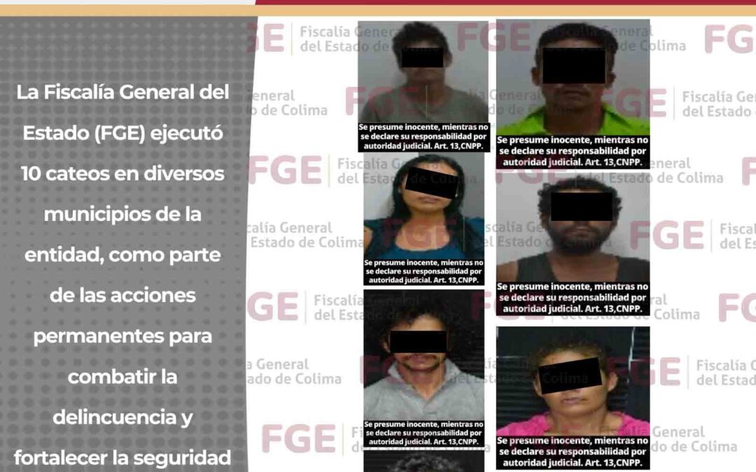 EN CATEOS, DETIENEN A OCHO PERSONAS, DECOMISAN UN VEHÍCULO Y VARIOS ENVOLTORIOS CON NARCÓTICOS