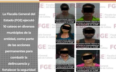 EN CATEOS, DETIENEN A OCHO PERSONAS, DECOMISAN UN VEHÍCULO Y VARIOS ENVOLTORIOS CON NARCÓTICOS
