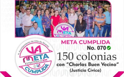 CUMPLE VDEA LA META DE IMPARTIR CHARLAS PARA EXPLICAR JUSTICIA CÍVICA