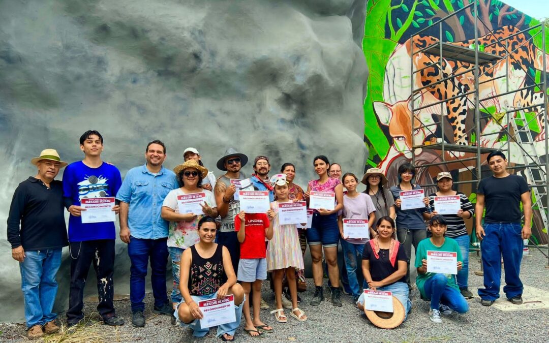 CONCLUYE CON ÉXITO TALLER INTENSIVO DE MURALISMO MEXICANO EN COLIMA