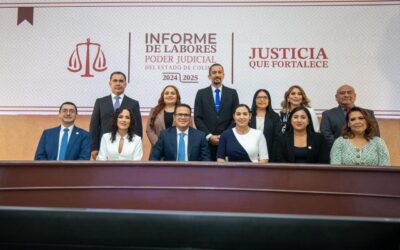 GOBERNADORA DE COLIMA ACUDIÓ AL INFORME 2024-2025 DEL TRIBUNAL SUPERIOR DE JUSTICIA DEL ESTADO
