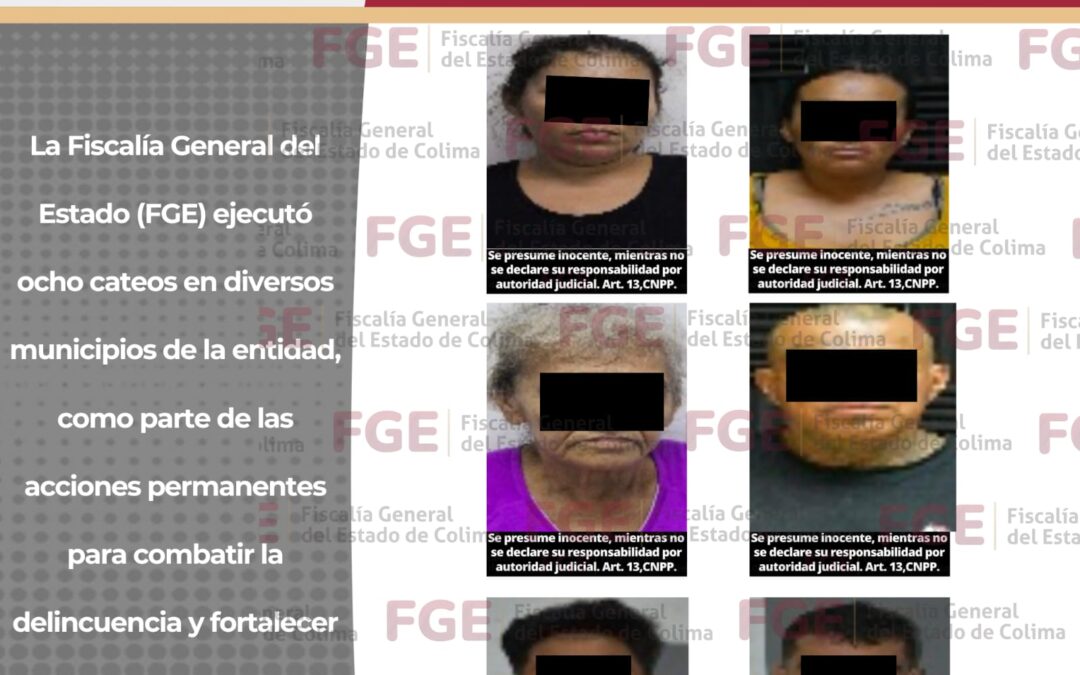 EN CATEOS, DETIENEN A SEIS PERSONAS, DECOMISAN CUATRO MOTOCICLETAS Y VARIOS ENVOLTORIOS CON NARCÓTICOS