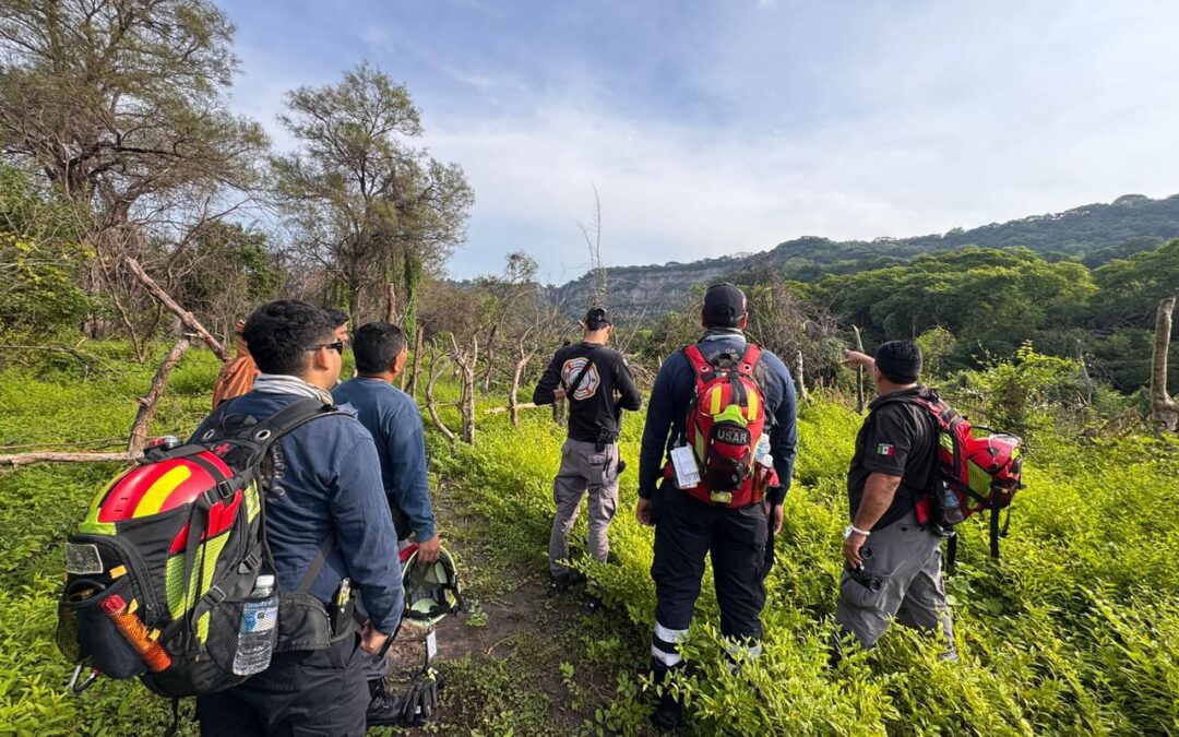 SE SUMA UEPC A LA BÚSQUEDA DE UN HOMBRE DESAPARECIDO EN LA CAJA, COMALA