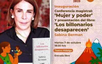 CON SABINA BERMAN COMO INVITADA DE HONOR, CULTURA COLIMA INAUGURA LA FERIA DEL LIBRO 2025