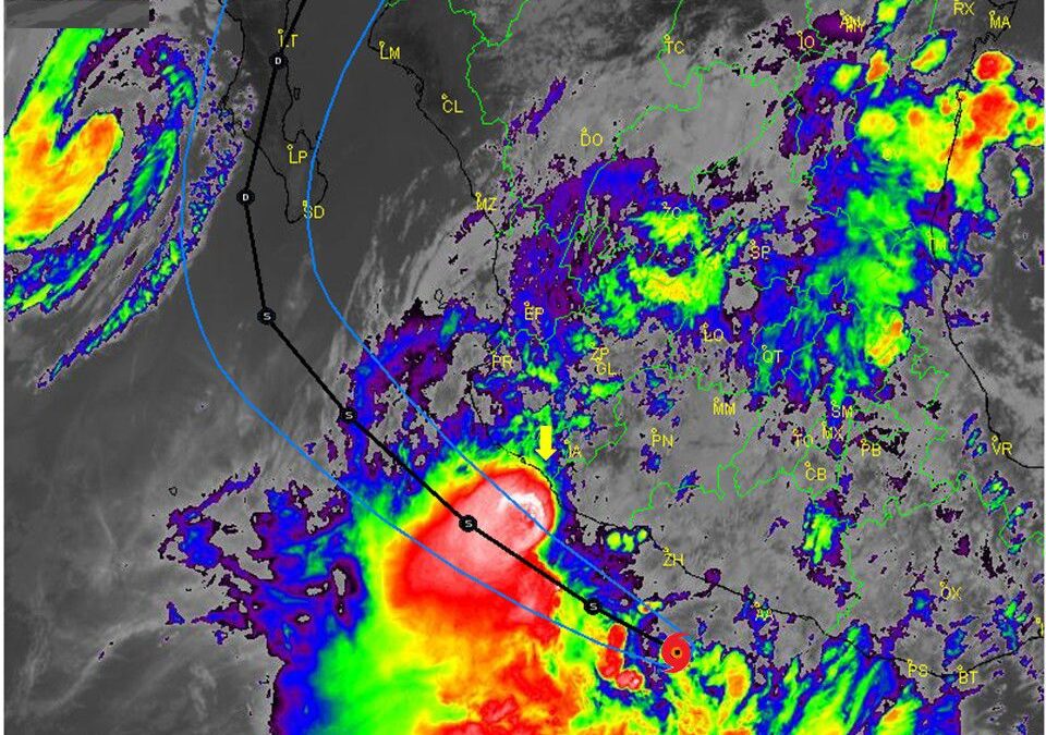 SE FORMA ‘RAYMOND’, TORMENTA TROPICAL EN EL POCÍFICO; PROHÍBEN ENTRADA A PLAYAS