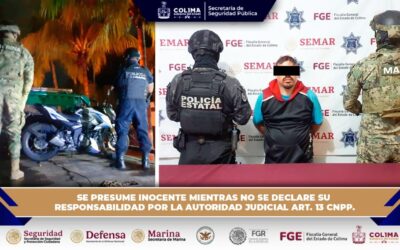 DETIENE SSP COLIMA A SUJETO SEÑALADO DE COMETER SECUESTRO