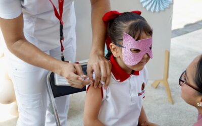 ARRANCA GOBIERNO ESTATAL CAMPAÑA DE VACUNACIÓN EN ESCUELAS