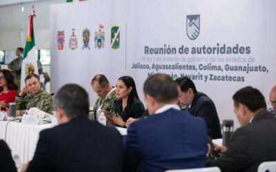 GOBERNADORA INDIRA VIZCAÍNO PARTICIPA EN LA REUNIÓN DE SEGURIDAD DE LA ZONA OCCIDENTE