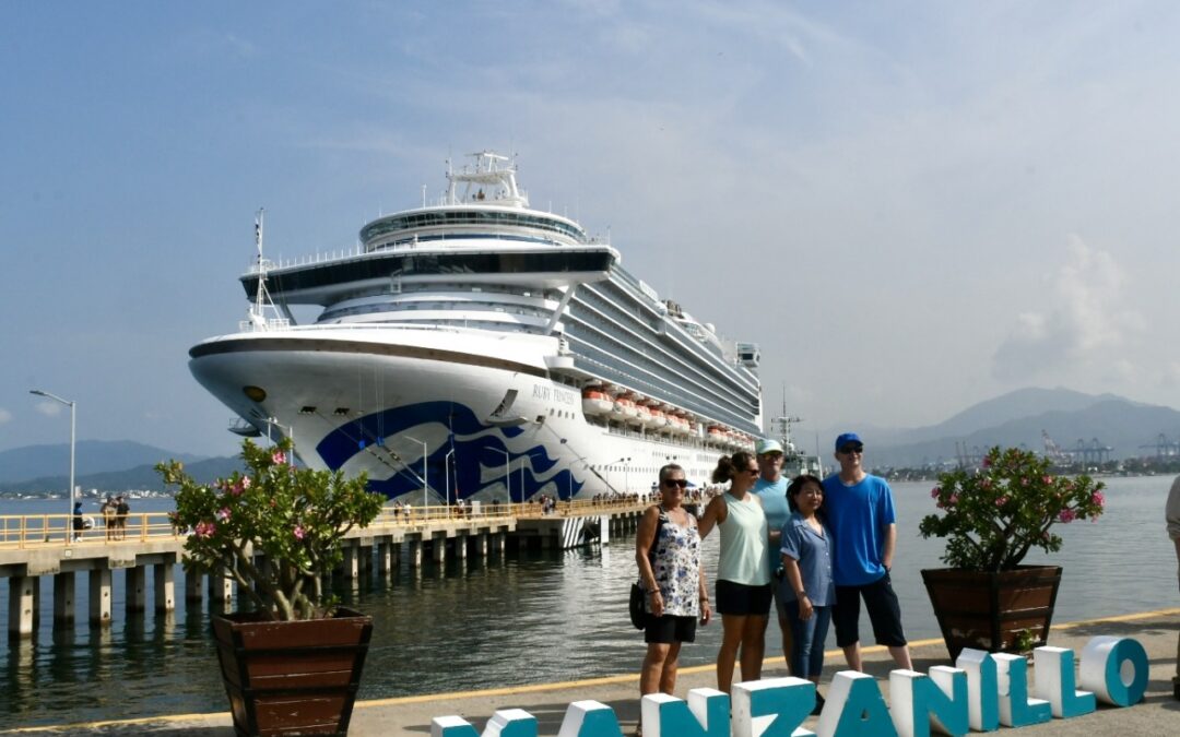 ARRIBÓ A MANZANILLO CRUCERO RUBY PRINCESS, PRIMER DESTINO DE SU RECORRIDO POR LA RIVERA MEXICANA