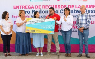CUMPLEN AYUNTAMIENTO CAPITALINO Y TIENDA PROGRAMA DE REDONDEO A FAVOR DE UN COMEDOR COMUNITARIO