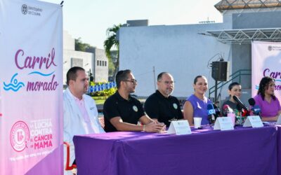 ANUNCIAN APERTURA DEL CARRIL MORADO, PARA MUJERES SOBREVIVIENTES DE CÁNCER DE MAMA