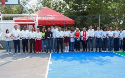 ENTREGAN INFRAESTRUCTURA DEPORTIVA EN EL BACHILLERATO 24