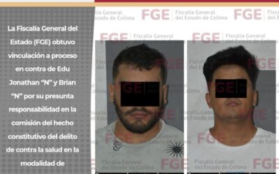 EN PRISIÓN PREVENTIVA DOS HOMBRES POR PRESUNTA POSESIÓN DE MARIHUANA