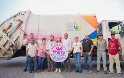 CUMPLE VDEA META EN RECOLECCIÓN DE BASURA EN 189 COLONIAS Y 12 COMUNIDADES RURALES