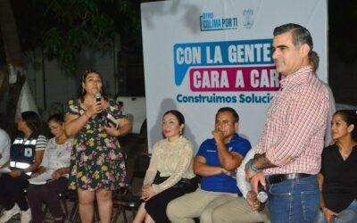 RIULT RIVERA ESCUCHA Y ATIENDE DE FRENTE A LAS FAMILIAS DE LA ZONA ORIENTE DE COLIMA