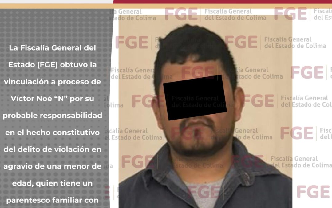 VINCULADO A PROCESO POR VIOLACIÓN EN AGRAVIO DE SU SOBRINA MENOR DE EDAD