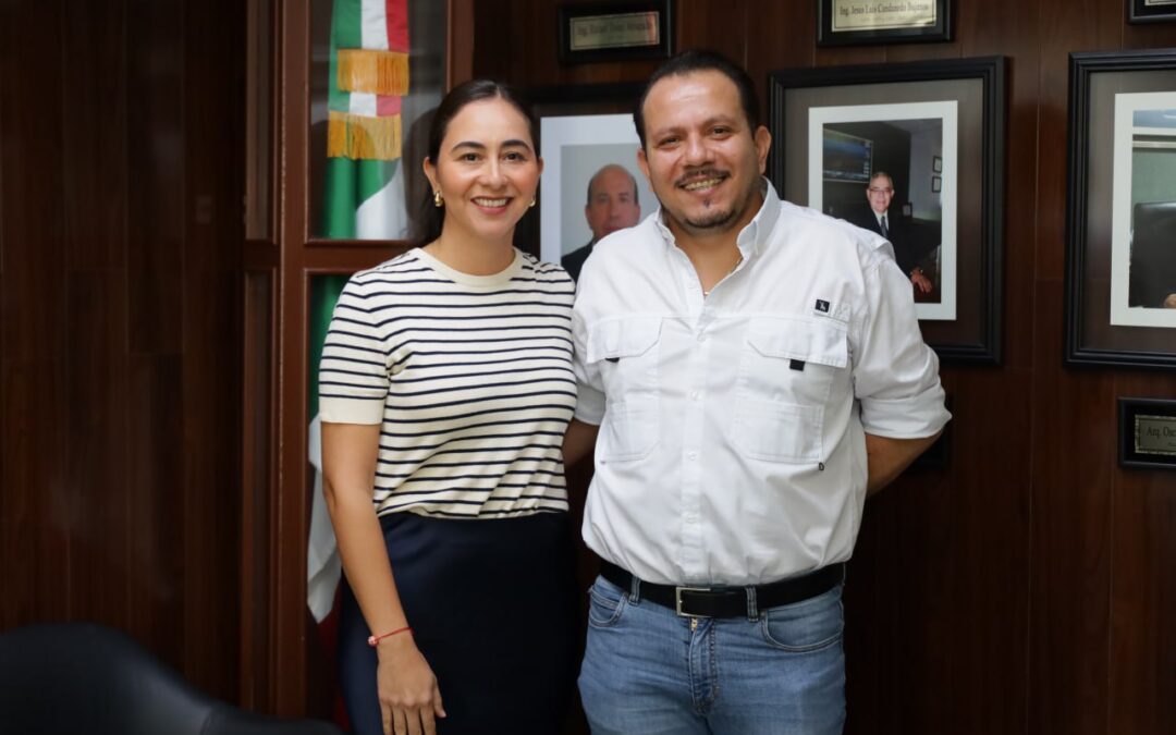 ANDREA NARANJO SE REÚNE CON TITULAR DE SICT COLIMA; SOLICITA MANTENIMIENTO A VIALIDADES