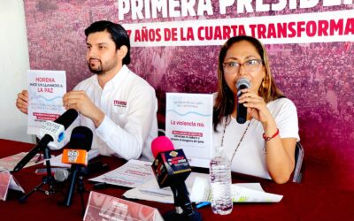 LA PAZ NO SE CONSTRUYE CON VIOLENCIA: MORENA COLIMA