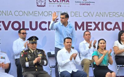 ASISTE ALCALDE DE COLIMA A CEREMONIA DEL 115 ANIVERSARIO DE LA REVOLUCIÓN MEXICANA