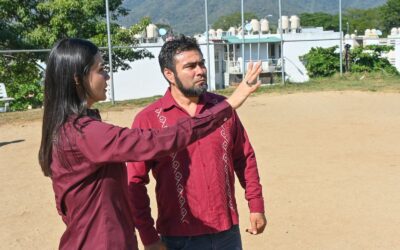 ROSI BAYARDO INICIA REHABILITACIÓN DEL ESPACIO DEPORTIVO DE LOMAS DEL CARMEN