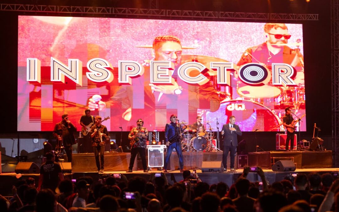 ‘INSPECTOR’ HACE VIBRAR AL FORO PRINCIPAL EN EL 2° CONCIERTO GRATUITO DE LA FERIA DE COLIMA