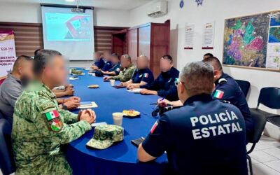FUERZAS FEDERALES, ESTATALES Y MUNICIPALES TRABAJAN EN COORDINACIÓN PARA FORTALECER LA SEGURIDAD EN EL ESTADO