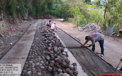 FORTALECE SICT LA CONECTIVIDAD RURAL EN COLIMA CON CAMINOS ARTESANALES