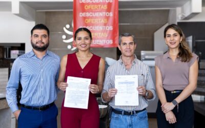 FIRMA GOBIERNO DEL ESTADO CONVENIO PARA OFRECER MATERIALES A BAJO COSTO PARA EL HOGAR