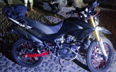 COORDINACIÓN ENTRE MARINA Y VILLA DE ÁLVAREZ RECUPERAN MOTOCICLETA ROBADA