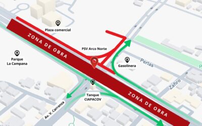 ESTE MIÉRCOLES INICIAN CIERRES NOCTURNOS TEMPORALES EN CONSTRUCCIÓN DEL ARCO NORTE