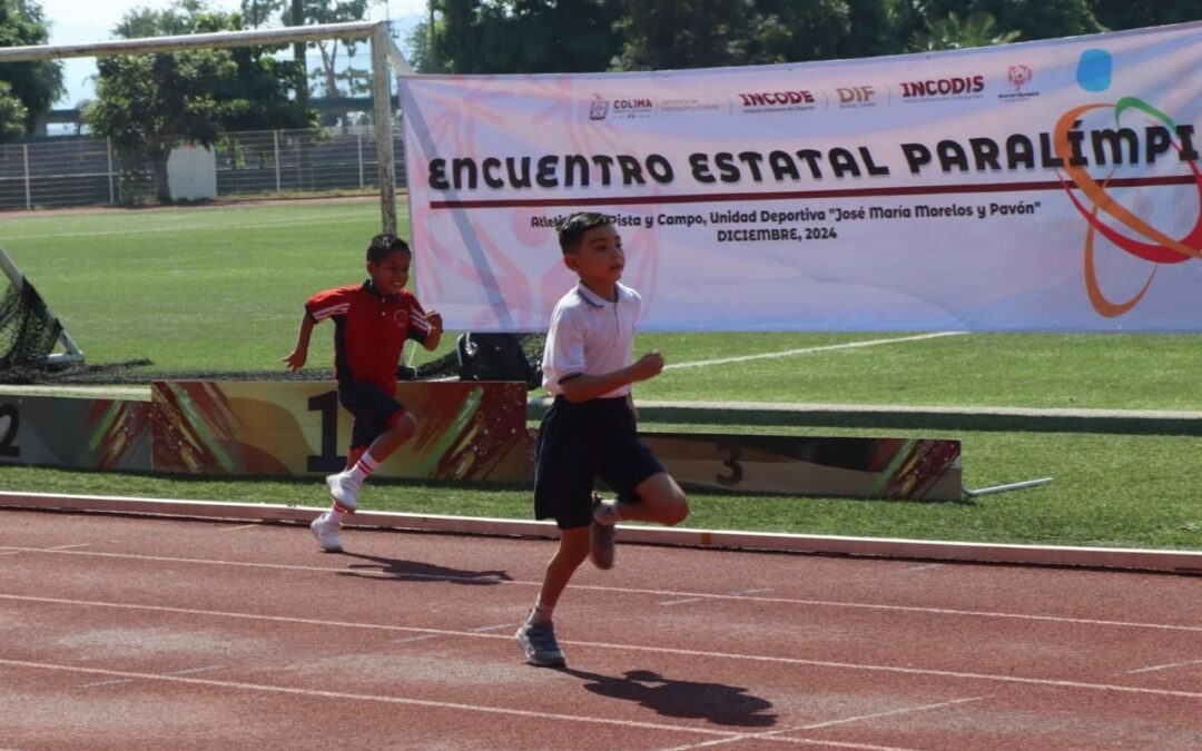 VIERNES 5 DE DICIEMBRE, ENCUENTRO ESTATAL PARALÍMPICO, EN LA UNIDAD MORELOS