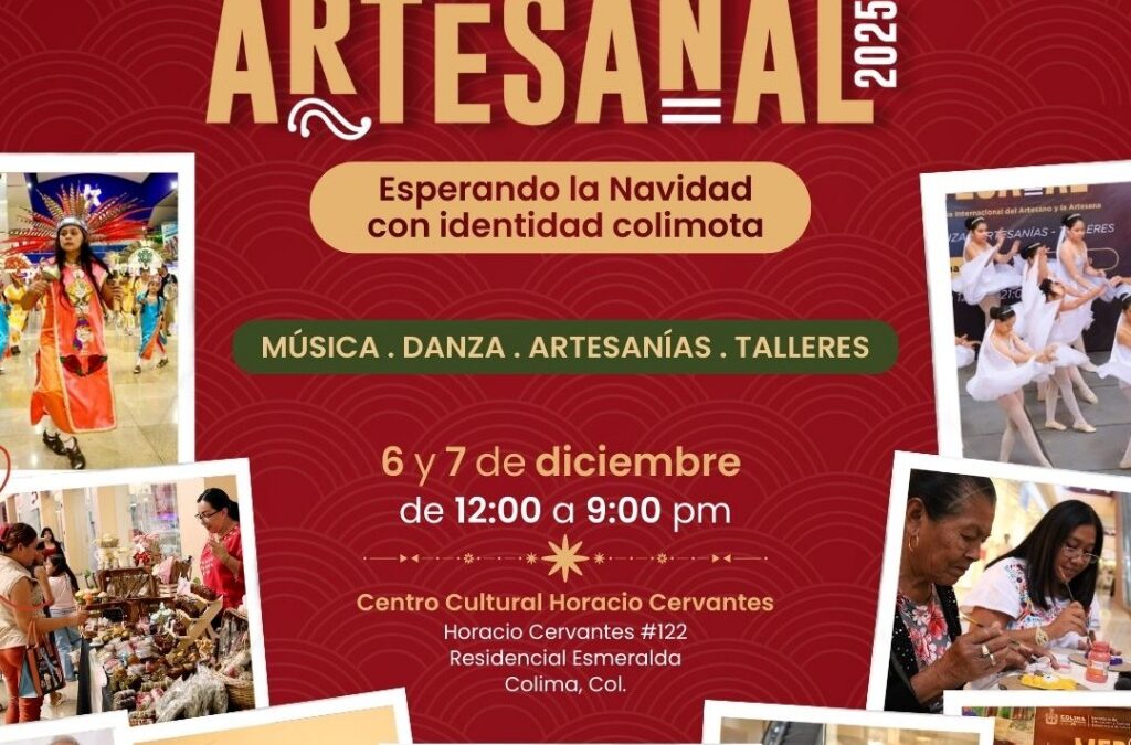 INVITA CULTURA AL ‘MERCADITO ARTESANAL NAVIDEÑO’, EL 6 Y 7 DE DICIEMBRE