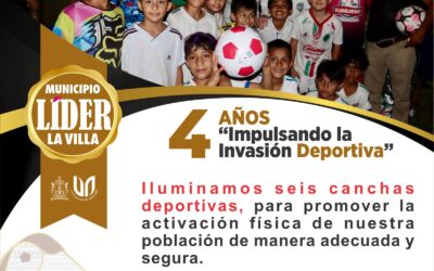 LLEVÓ INVASIÓN DEPORTIVA ACTIVIDAD A LAS 118 CANCHAS DE VILLA DE ÁLVAREZ: TEY