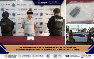 DETIENEN A SUJETO QUE COMETIÓ ROBO, TRAS ALERTA EMITIDA POR ARCO REPUVE