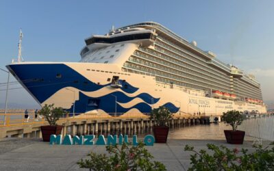 ARRIBA CRUCERO «ROYAL PRINCESS» EN MANZANILLO, OCTAVA EMBARCACIÓN DE LA TEMPORADA 2025-2026