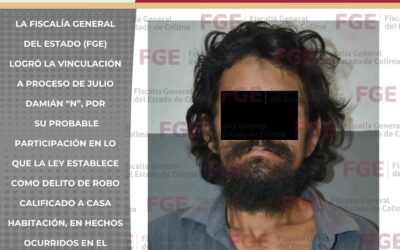 FGE OBTIENE VINCULACIÓN A PROCESO POR ROBO EN RANCHO “LOMA LINDA” EN COQUIMATLÁN