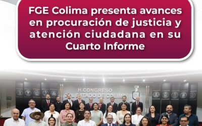 PRESENTA FGE AVANCE EN PROCURACIÓN DE JUSTICIA Y ATENCIÓN CIUDADANA DURANTE COMPARECENCIA