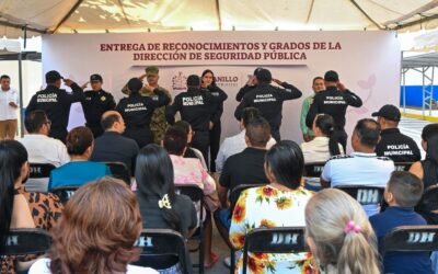 PRESIDENTA ROSI BAYARDO ENCABEZA ENTREGA DE ASCENSOS Y RECONOCIMIENTOS A CUERPOS POLICIALES